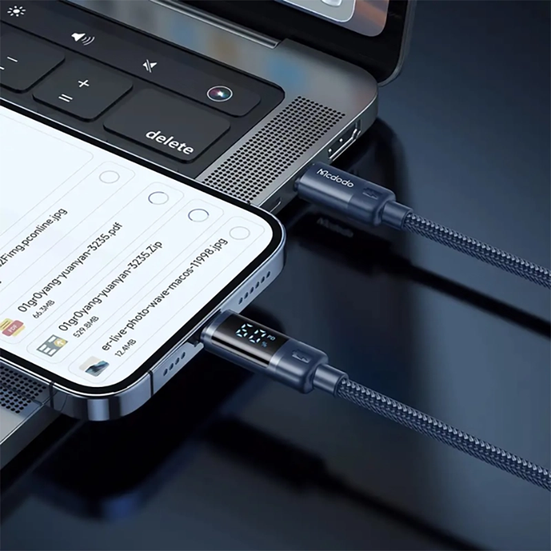 Mcdodo Digital Display PD36W Type-C to Lightning Data Cable 521